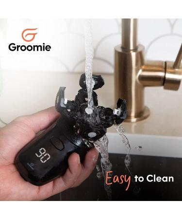 GROOMIE No Hair Don't Care Bundle - BaldiePro Electric Head Shavers + Natural Pre-Shave Oil & Aftershave Serum for Men's Head Shaver Kit - Buy Online on GoSupps.com