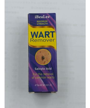 Wart Remover Liquid - Maximum Strength Formula for Plantar & Common Warts | Safe & Natural | 20ml - Buy Online on GoSupps.com