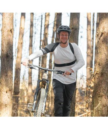 Space Brace - Titan Gel Shoulder Brace with BreathSaver Smart Strap System | Optimal Support Stability & Circulation - Large & Medium Sizes Available - Buy Online on GoSupps.com