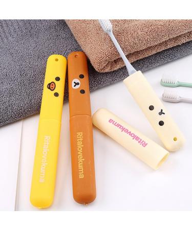 Buy Eihi 6-Piece Children's Toothbrush Set Portable Dustproof Travel Case Lightweight for Home & Outdoor Use Shop Now! - Buy Online on GoSupps.com