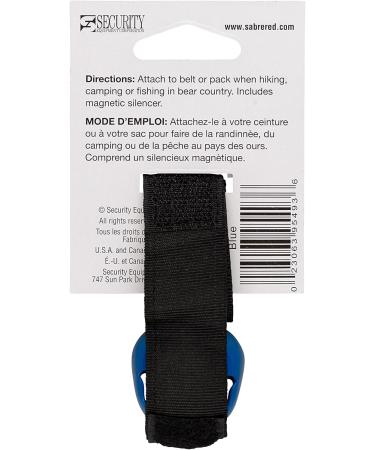 FRONTIERSMAN Bear Bell with Silencer - Essential Safety Tool for Trail Hiking - Blue - Prevent Bear Surprises & Reduce Attack Risk - Buy Online on GoSupps.com