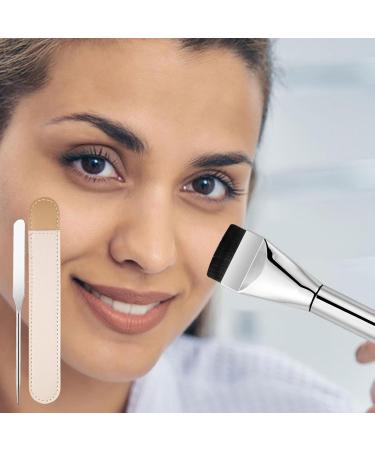 Flat Foundation Brus Flat Head Concealer Foundation Brush Silky Bristles Makeup Tool Business Trip Foundation Brush Home Concealer Brush Dormitory Foundation Tool Travel Makeup Brush - Buy Online on GoSupps.com