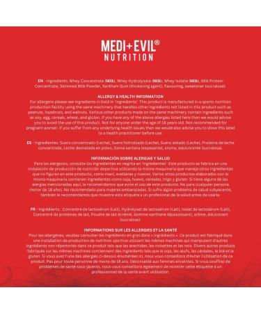 Medi-Evil Nutrition Whey Dynamic Protein Powder Muscle Development Strawberry Delight Flavour 600g 20 Servings Strawberry 20 Servings (Pack of 1) - Buy Online on GoSupps.com