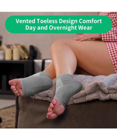 Shop Ohtomber Cracked Heel Treatment Repair Socks - 5 Pairs Moisturizing Gel Socks for Dry Feet & Heels - Toeless Foot Care for Silky Soft Skin - Buy Online on GoSupps.com