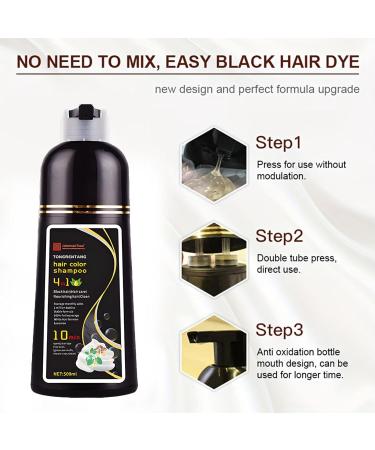  Zankie Hair coloring shampoo - 500 ml - 4-in-1 instant coloring shampoo for 3 to 4 weeks of hold - Coloring shampoo with full coverage to cover grey hair and - Buy Online on GoSupps.com