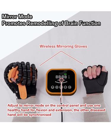 Robot Glove Hand Training Rehabilitation Hand Dysfunction Patient Training Device for Stroke Hemiplegia Hand Function Recovery Relief Finger Cramps Left Large - Buy Online on GoSupps.com
