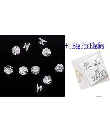 Orthodontic Composite Lingual Buttons - Pack of 10 Transparent Round Base | Dental Bondable Buttons - Buy Online on GoSupps.com