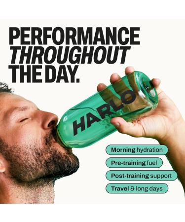 Harlo Electrolytes Powder Sachet Sampler 3-in-1 High Sodium Hydration for Intense Training | with Creatine & Collagen | Zero Sugar | Salty by Design | 4-Flavor Trial (4 Sachets) - Buy Online on GoSupps.com