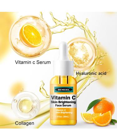 Vitamin C Serum for Face | Anti-Aging Hyaluronic Acid Serum | Daily Skin Care for All Skin Types - Buy Online on GoSupps.com