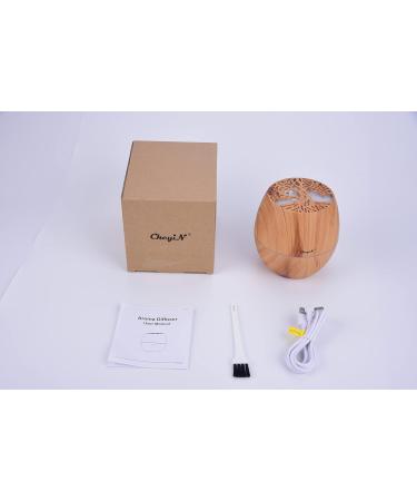 CCKeyin 120ml Portable Essential Oil Diffuser - Ultrasonic Humidifier with 7 Color-Changing LED Lights | Waterless Aromatherapy for Home & Travel - Buy Online on GoSupps.com