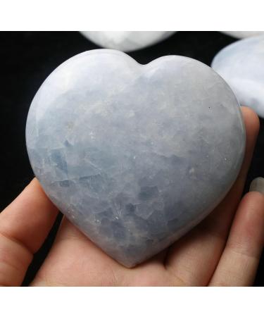 3.32lb Natural Gorgeous Celestite Heart Stone. Reiki Crystal Specimen JZIGTDEM - Buy Online on GoSupps.com