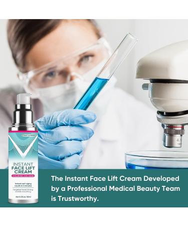 Instant Face Lift Cream with Hyaluronic Acid - Anti-aging Serum for Fine Lines, Wrinkles, and Sagging Skin - 2 Minute Results - Buy Online on GoSupps.com