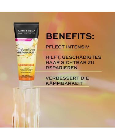 John Frieda John Frieda Deep Conditioner + Repair Conditioner Volume: 250 ml For damaged and extremely damaged hair - Buy Online on GoSupps.com