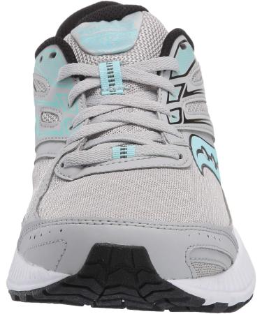 Saucony Women's Cohesion 13 Running Shoe 7.5 - Grey/Black | Lightweight & Supportive - Buy Online on GoSupps.com