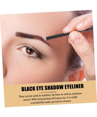 CANIGHT 12pcs Black Eyeliner 1 Black Waterproof Eyeliner Beauty Supply Waterproof Brow Pencil Makeup Wood - Buy Online on GoSupps.com