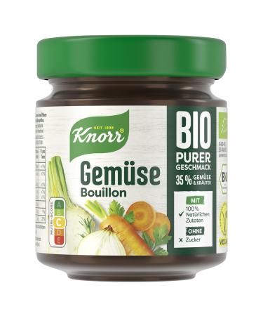 Knorr Vegetable Bouillon Organic pure taste with 35% vegetables and herbs 100 g