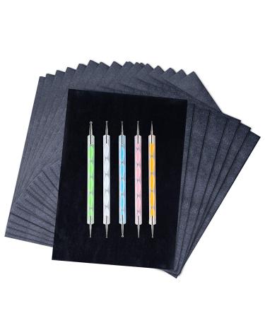 200 Sheets Carbon Paper Black Graphite Paper Transfer Tracing Paper and 5 Pieces Ball Embossing Styluses for DIY Woodworking  Paper  Canvas and Other Art Craft Surfaces - Buy Online on GoSupps.com