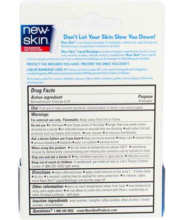 New-Skin Liquid Bandage 1 oz - Fast Healing Protection - Buy Online on GoSupps.com
