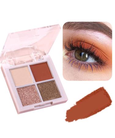 DALE YOU 4-shade eyeshadow palette with matte and shimmer finish long-lasting brown eyeshadow palette for women day and night looks (#2 26 g)