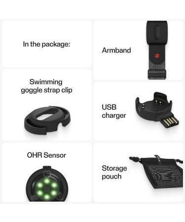 Polar Verity Sense OHR Heart Rate Sensor - Black M-XXL | Buy Internationally - Buy Online on GoSupps.com