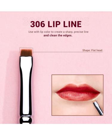 Jessup Lip Brush Set Professional Lip Makeup Brushes for Streak-Free Application | 5 Premium Synthetic Brushes for Contouring & Defining Lips - Buy Online on GoSupps.com