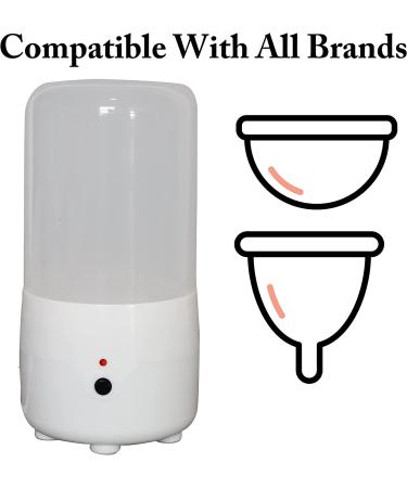 Moonthlies Menstrual Cup/Disc Sterilizer - Automatic Steam Cleaner - Kill 99.9% Germs in 3 Minutes - Buy Online on GoSupps.com
