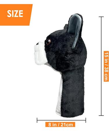 French Bulldog & Cocker Spaniel Golf Headcovers - Cute Animal Club Covers - Buy Online on GoSupps.com