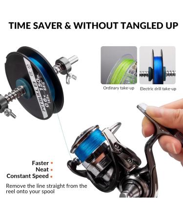 THKFISH Line Spooler with Clamp | Hand Reel Fishing Line Spooling System & Accessories | Easy C-Line Remover for Anglers - Buy Online on GoSupps.com