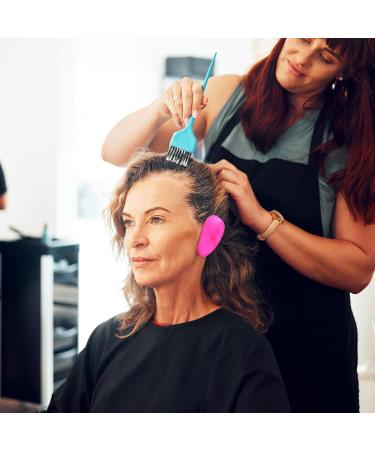 4 Pairs earmuffs Hair dye earmuff hair ear guard Ear covers for shower ear shower caps ear cover protector disposable hair dye ear shield plastic woman Accessories take a bath - Buy Online on GoSupps.com