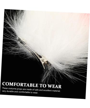 minkissy 1 Pair Bunny Ear Hair Clip Bunny Ears Hairpin Bunny Accessories for Women Rabbit Ear Prop Costume Accessory Barrettes for Girls Rabbit Cosplay Prop Accessory Dress Prom Plush Miss - Buy Online on GoSupps.com