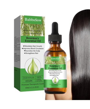 Organic Rosemary Oil for Hair Growth | Healing Solutions - 2.11 fl oz | Improves Scalp Circulation & Eliminates Dry Scalp for Women | Komsoup - Buy Online on GoSupps.com