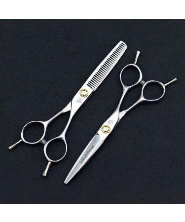 Professional Barber Hairdressing Scissors - Razor Sharp Thinning Shears for Precision Haircuts | International Shipping - Buy Online on GoSupps.com