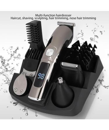 Shop Cordless Electric Hair Clipper Set - 5 Guide Combs LED Screen Fast Cutting for Safe Haircuts | International Shipping Available - Buy Online on GoSupps.com