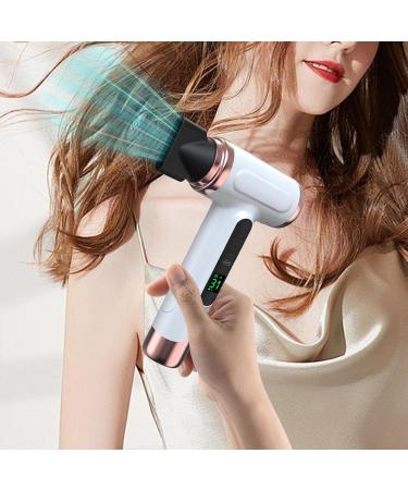 Esquirla Cordless Electric Blow Dryer Portable Hair Dryer Cold and Hot Portable Large Power Salon Tool Blow Dryer for Women Curly Hair White - Buy Online on GoSupps.com