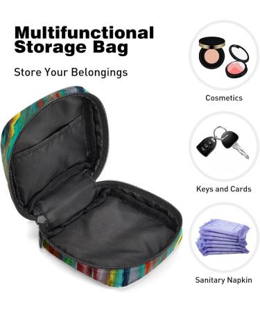 GIAPB Period Bag | Sanitary Napkin Storage & Travel Makeup Pouch | Abstract Art Graffiti Color35 - Buy Online on GoSupps.com
