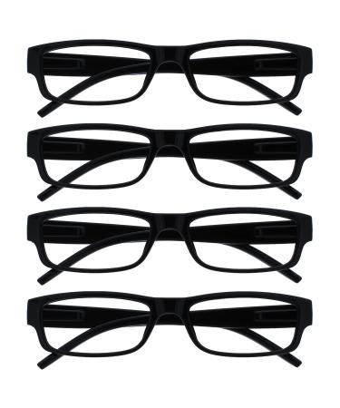 The Reading Glasses Company Unisex Ace Reading Glasses (Pack of 1) +2.00 Dioptres Black