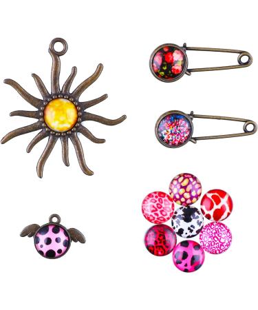 Hautoco 200pcs 12mm Clear Glass Cabochons for DIY Jewelry Making - Round Dome Tiles for Earrings, Necklaces, Pendants, Rings - 0.47 inch - Buy Online on GoSupps.com