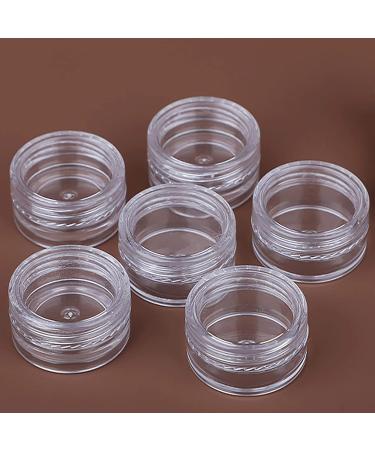 GEESUI Transparent Empty Jars - 50 Pack 5ml Mini Cream Containers with Screw Cap for Cosmetics Lip Balm Lotion & Mini Candles - Ideal for Travel & Samples - Buy Online on GoSupps.com
