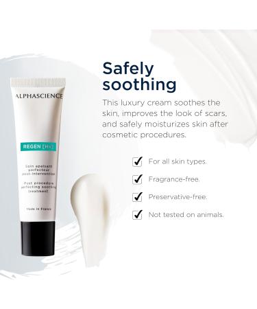 ALPHASCIENCE Regen HX Cream - Moisturizing Skin & Scar Treatment for Normal & Sensitive Skin - 30 ml - Alcohol Fragrance & Preservative-Free - Buy Online on GoSupps.com