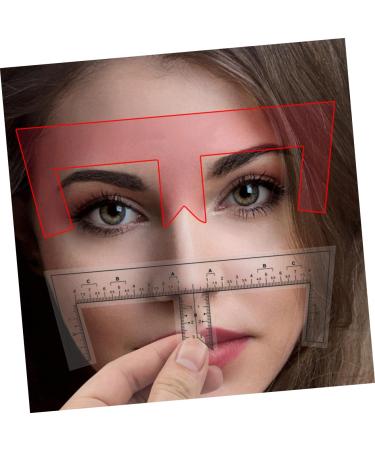 FOMIYES 100pcs Eyebrow Design Ruler Eyebrow Ruler Brow Template Drawing Tool Disposable Positioning Ruler - Buy Online on GoSupps.com