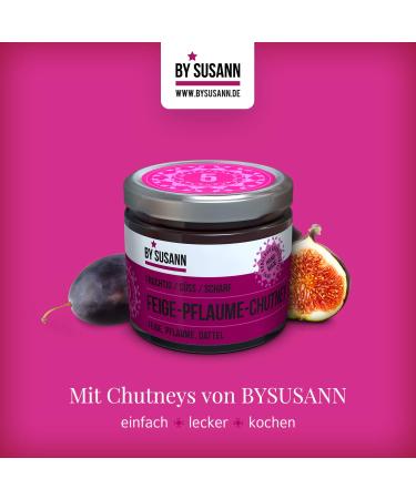 By Susann-05 Feige-Plum Chutney 150g - Fruity Sweet & Spicy Gourmet Spread for International Shipping - Buy Online on GoSupps.com