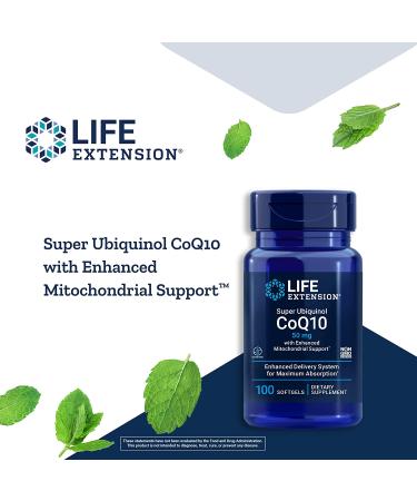 Life Extension Super Ubiquinol CoQ10 50 mg - Enhanced Mitochondrial Support, 100 Softgels - Buy Online on GoSupps.com