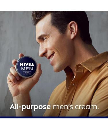 NIVEA Men Cr me | Nourishing All Purpose Cream with Vitamin E | Non-sticky Non-greasy fast absorbing | For Mens Face Body and Hand Cream| Lightweight Men's Moisturizer | Daily Moisturizer | 150 mL 150 ml (Pack of 1) - Buy Online on GoSupps.com