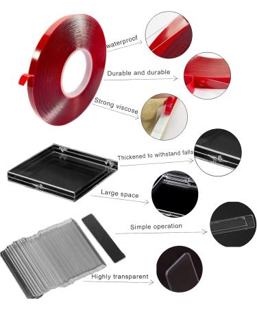 XZEIT 63PCS Press on Nails Packaging Set Clear Nail Tips Display Storage Box Set Including Packaging Boxes Double Sided Tape and Transparent Nail Display Stand Holder for Press on Nail Business - Buy Online on GoSupps.com