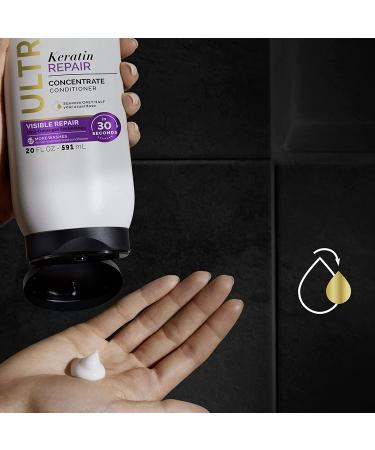 TRESemm Ultra Keratin Repair Concentrate Conditioner - 20 oz - Fast-Detangle Technology - Visible Repair in 30 Seconds - Buy Online on GoSupps.com