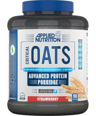  Applied Nutrition Applied Nutrition Critical Oats Protein Porridge Strawberry - Breakfast Protein Oats (3kg) (Strawberry) - Buy Online on GoSupps.com