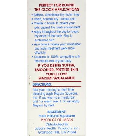 Buy Mayumi Squalane Ultra Fine Oil - 1.12 Fl Oz | Premium Skincare for Hydration & Glow - Ships Internationally - Buy Online on GoSupps.com