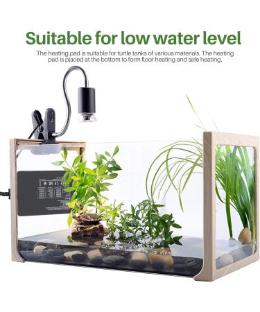 Reptile Heat Pad 6W Under Tank Terrarium Warmer Heating Mat and Digital Thermostat Controller for Turtles Lizards Frogs and Other Small Animals Multi Sizes - Buy Online on GoSupps.com
