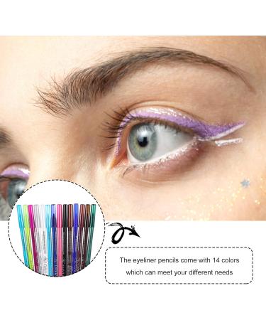 MUSISALY 14pcs Eyeshadow Pencil Set Makeup Eye Liner Pencil Eye Lining Drawing Pencil Cosmetics Pencil Makeup Pencil Girl Eyeliner Pencil Girl Eye Liner Drawing Pencil Eye Lining Tool - Buy Online on GoSupps.com