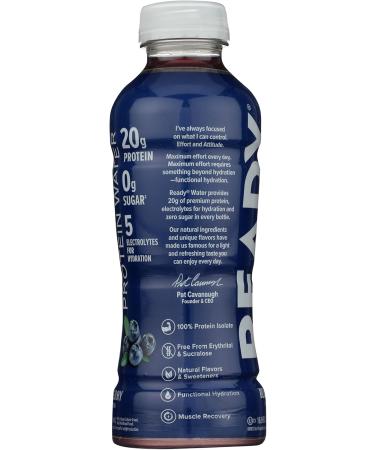 Come Ready Protein Water Blueberry Blue 16.9 Fluid Ounce - Buy Online on GoSupps.com